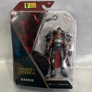 League of Legends Darius Action Figure - Red & Silver Armor
